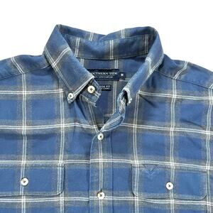 Southern Tide Men’s Flannel Shirt – Classic Fit – Medium Retail $98